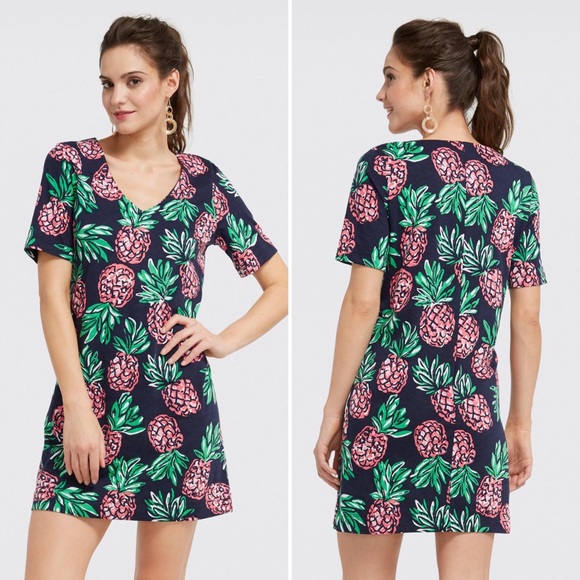 Draper James Dresses & Skirts - Draper James | Pineapple Print Knit Dress
